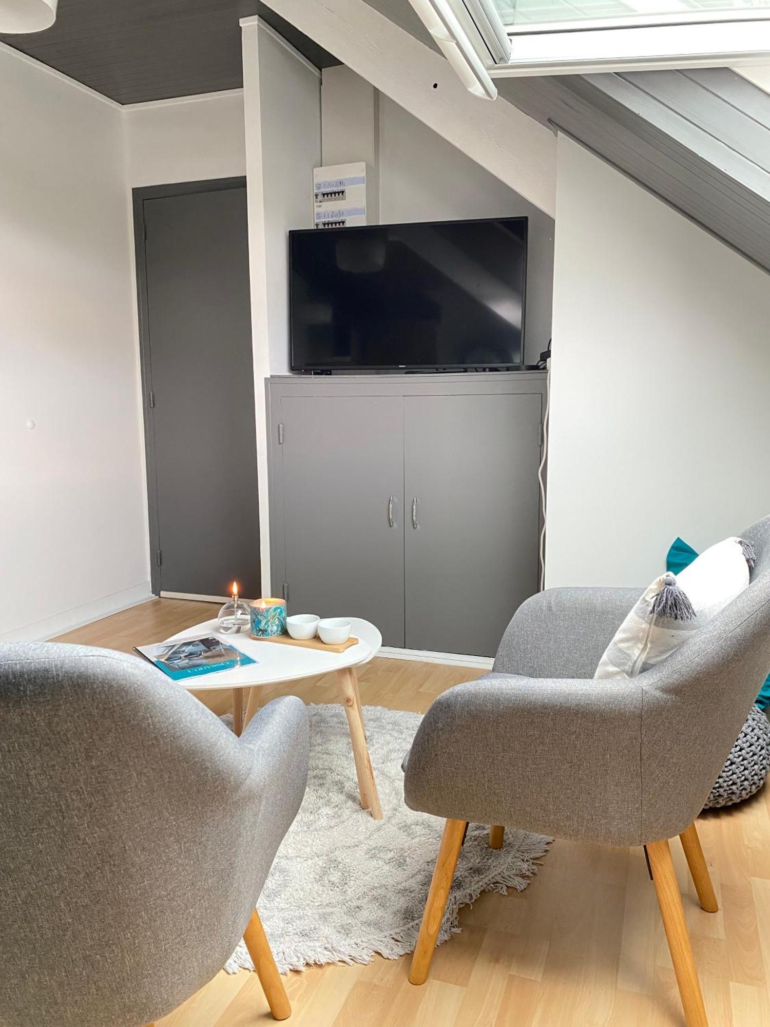 شقة Agreable Cocon Sous Les Toits - Parking - Wifi بلينوف-فال-أندريه المظهر الخارجي الصورة